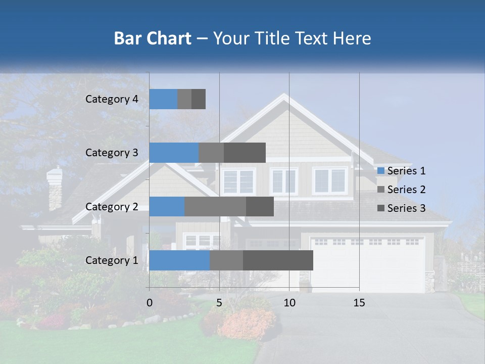 A House With A Blue Sky In The Background PowerPoint Template
