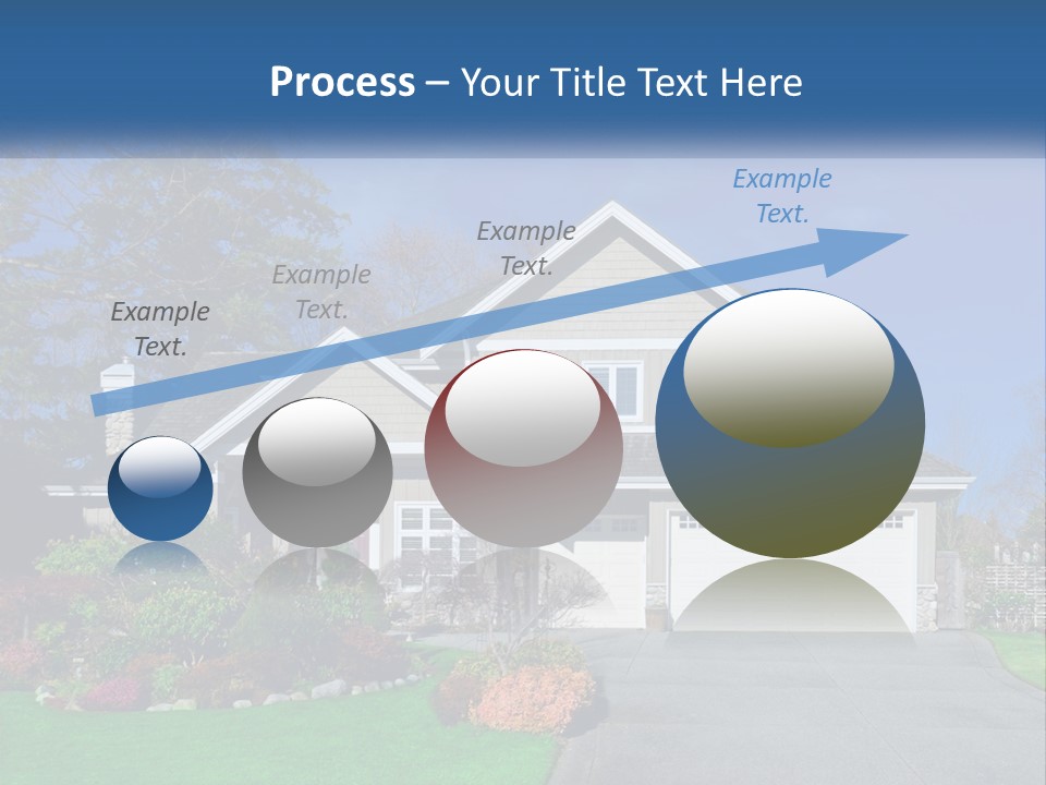 A House With A Blue Sky In The Background PowerPoint Template