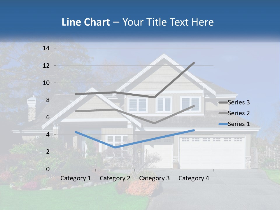 A House With A Blue Sky In The Background PowerPoint Template