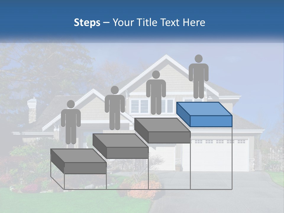 A House With A Blue Sky In The Background PowerPoint Template