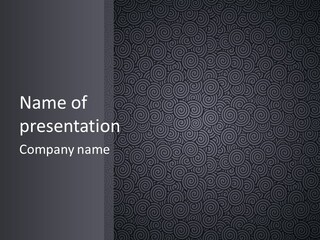 A Black And White Powerpoint Presentation PowerPoint Template