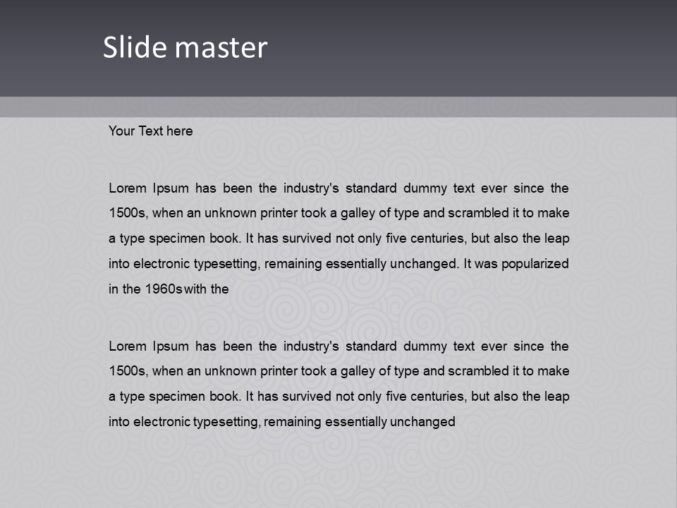 A Black And White Powerpoint Presentation PowerPoint Template