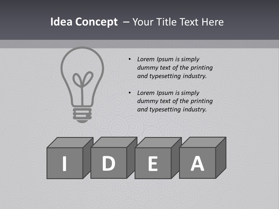 A Black And White Powerpoint Presentation PowerPoint Template