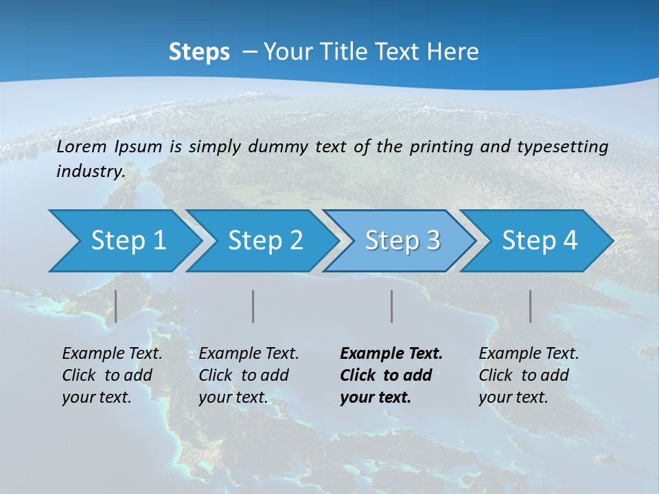 An Image Of The Earth From Space With The Name Of The Country PowerPoint Template