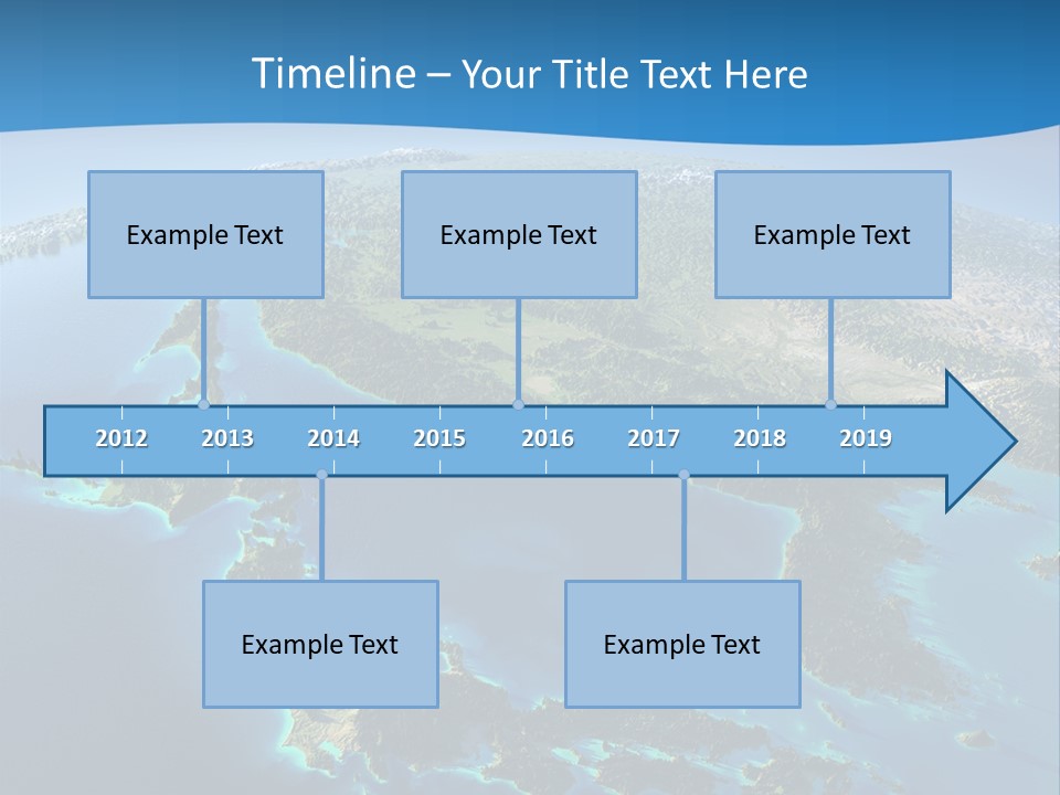 An Image Of The Earth From Space With The Name Of The Country PowerPoint Template