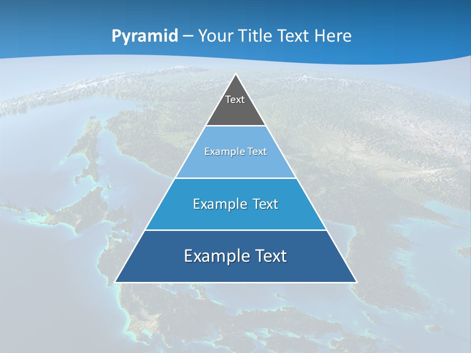 An Image Of The Earth From Space With The Name Of The Country PowerPoint Template