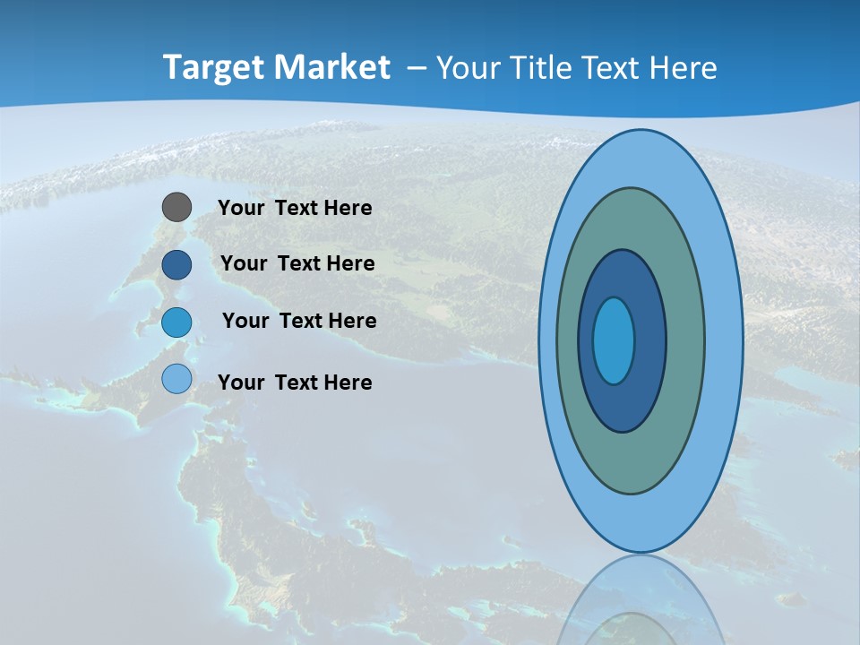 An Image Of The Earth From Space With The Name Of The Country PowerPoint Template