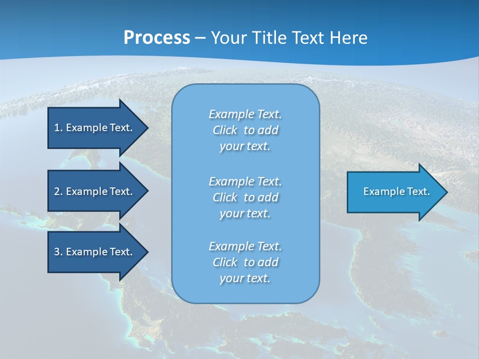 An Image Of The Earth From Space With The Name Of The Country PowerPoint Template