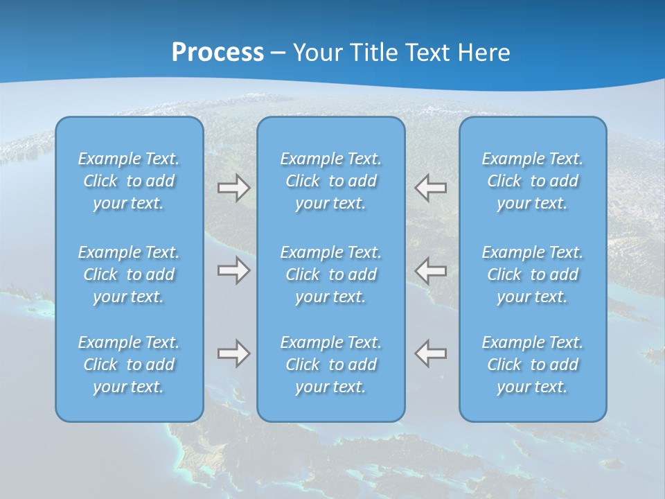 An Image Of The Earth From Space With The Name Of The Country PowerPoint Template