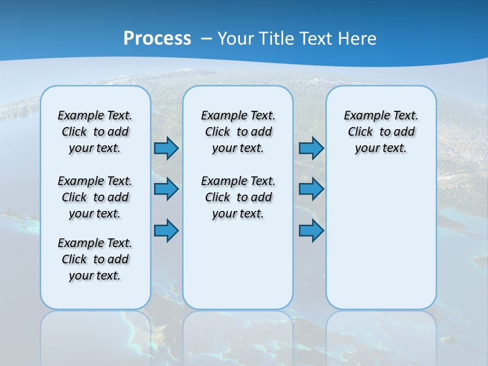 An Image Of The Earth From Space With The Name Of The Country PowerPoint Template