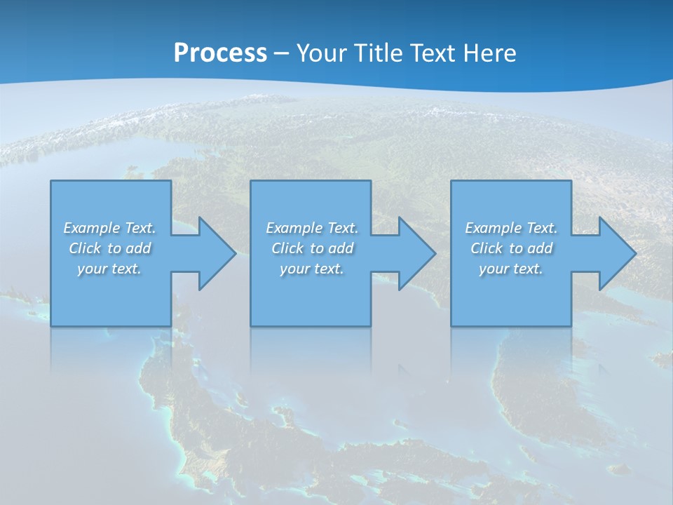 An Image Of The Earth From Space With The Name Of The Country PowerPoint Template