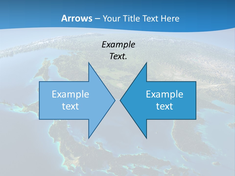 An Image Of The Earth From Space With The Name Of The Country PowerPoint Template
