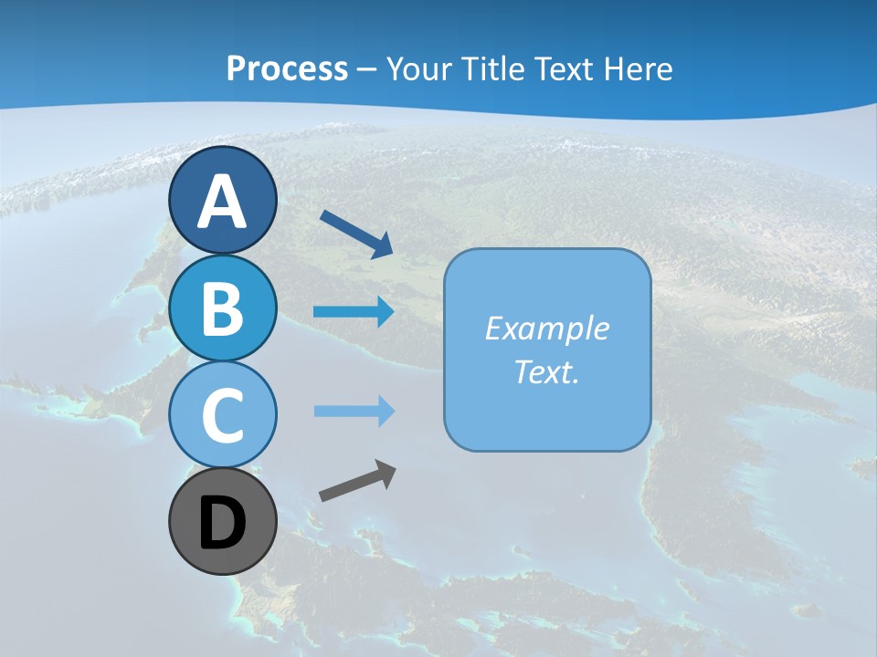 An Image Of The Earth From Space With The Name Of The Country PowerPoint Template
