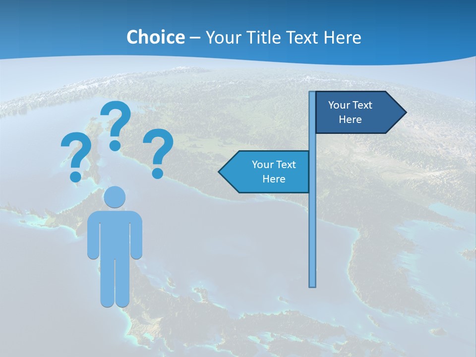 An Image Of The Earth From Space With The Name Of The Country PowerPoint Template