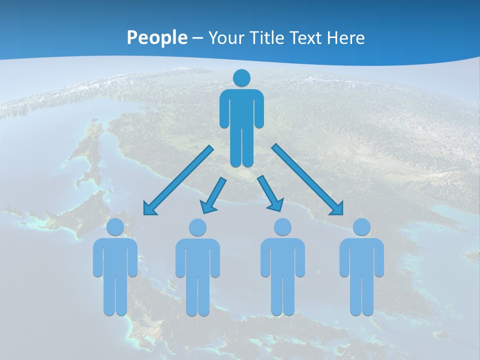 An Image Of The Earth From Space With The Name Of The Country PowerPoint Template