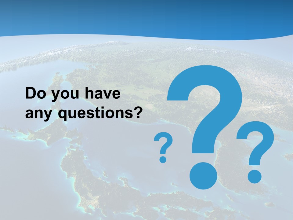 An Image Of The Earth From Space With The Name Of The Country PowerPoint Template