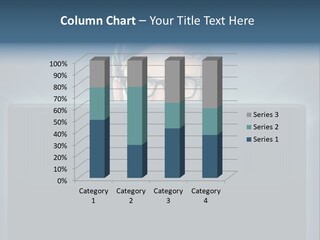 A Man With Glasses Is Looking At A Computer Screen PowerPoint Template