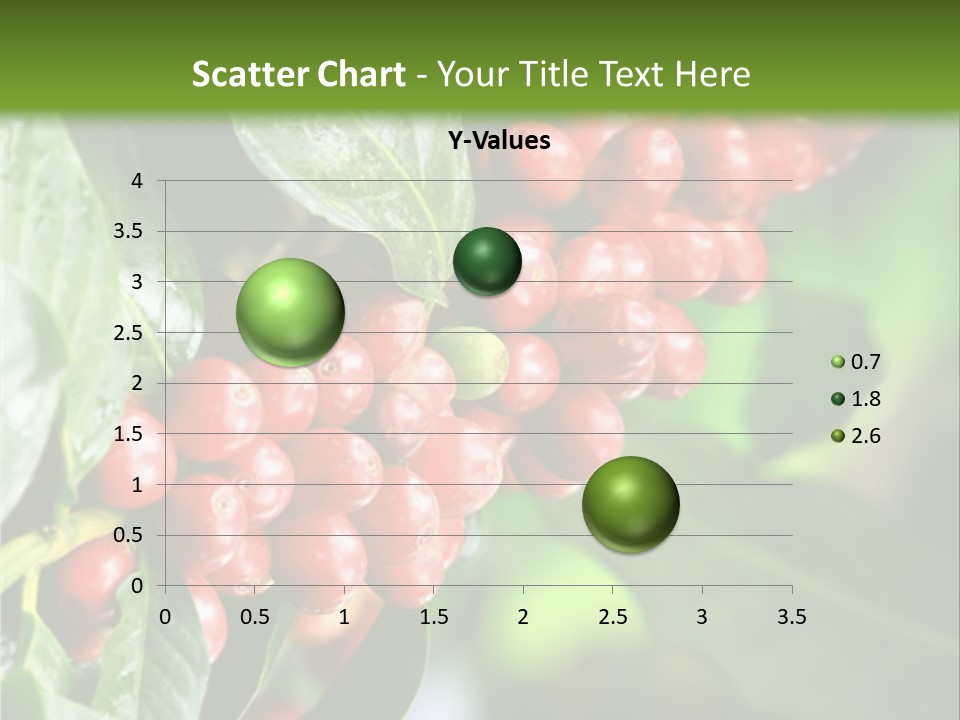 A Bunch Of Red Berries Growing On A Tree PowerPoint Template