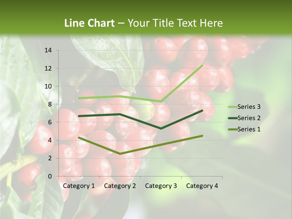 A Bunch Of Red Berries Growing On A Tree PowerPoint Template