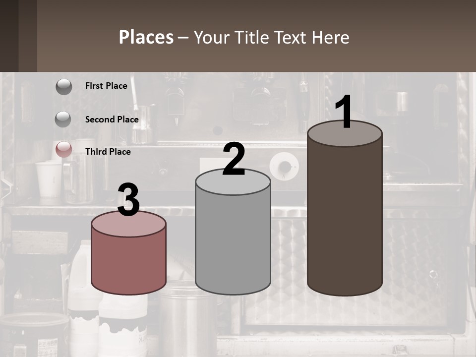 A Stove Top Oven Sitting Inside Of A Kitchen PowerPoint Template