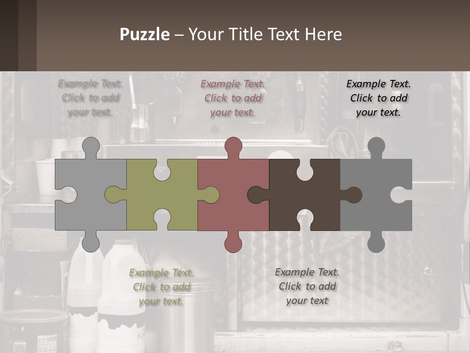 A Stove Top Oven Sitting Inside Of A Kitchen PowerPoint Template