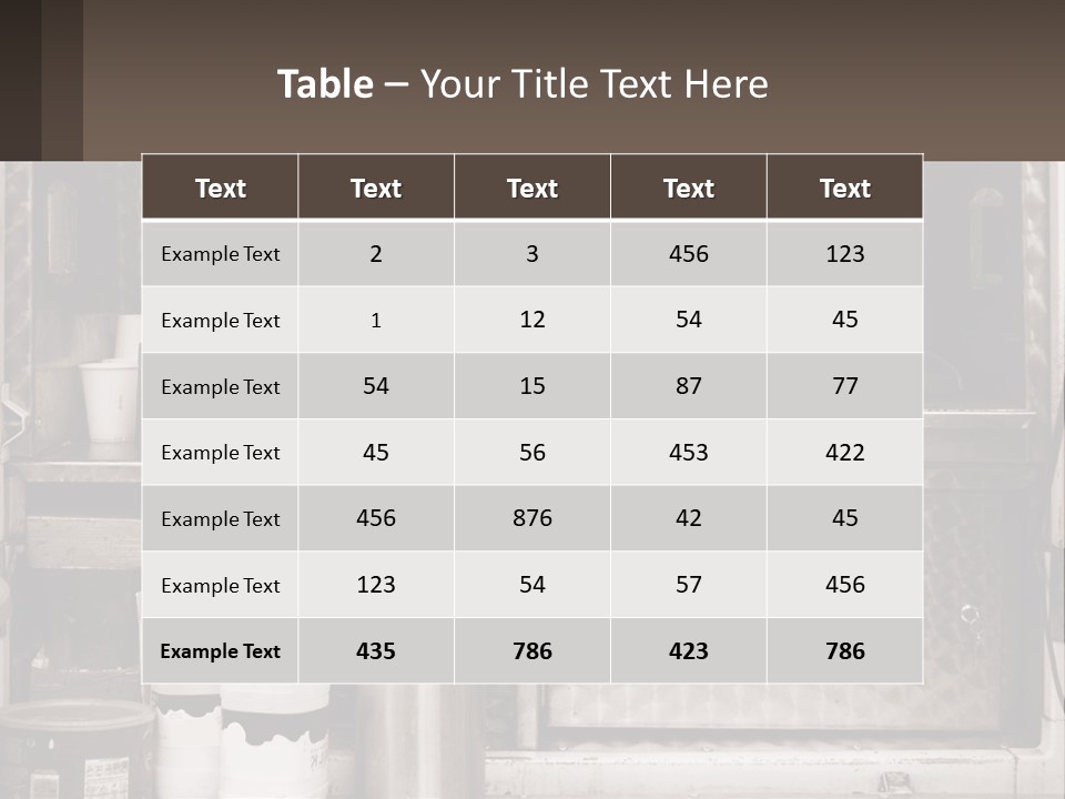A Stove Top Oven Sitting Inside Of A Kitchen PowerPoint Template