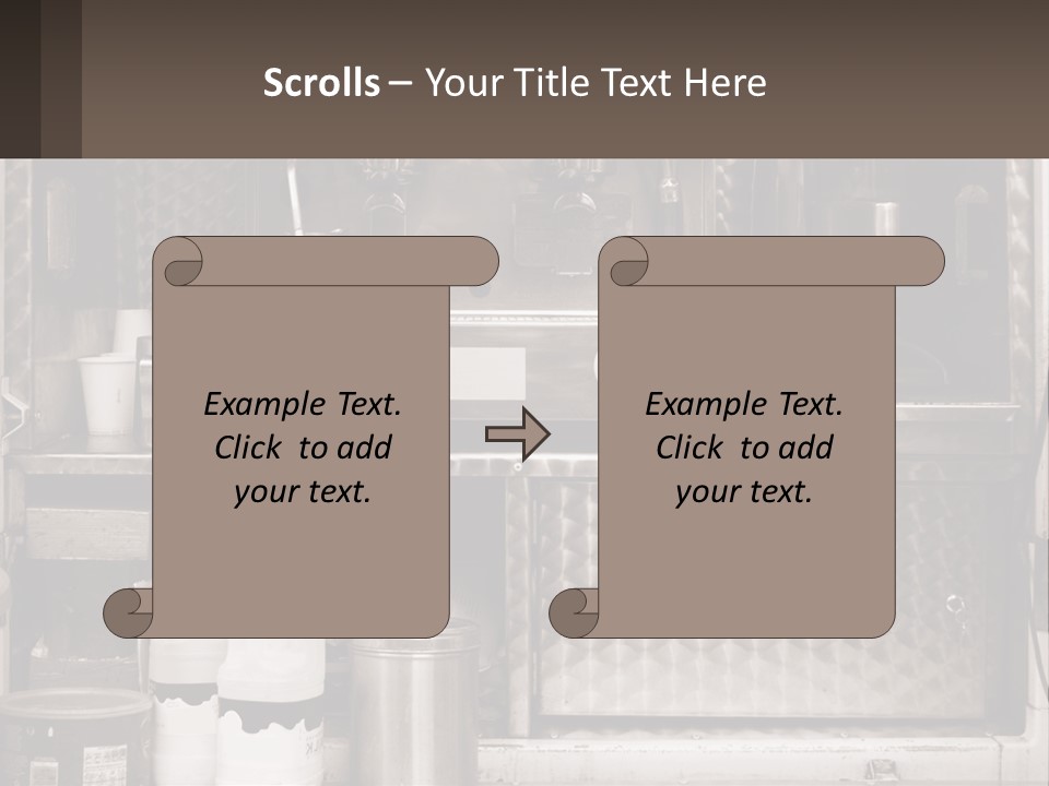 A Stove Top Oven Sitting Inside Of A Kitchen PowerPoint Template