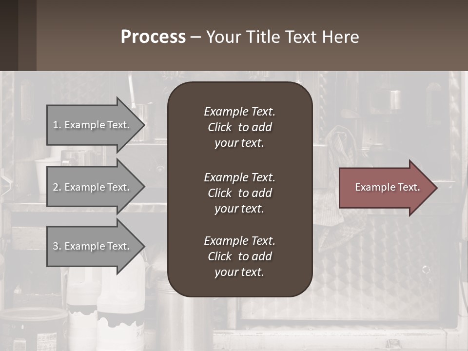 A Stove Top Oven Sitting Inside Of A Kitchen PowerPoint Template