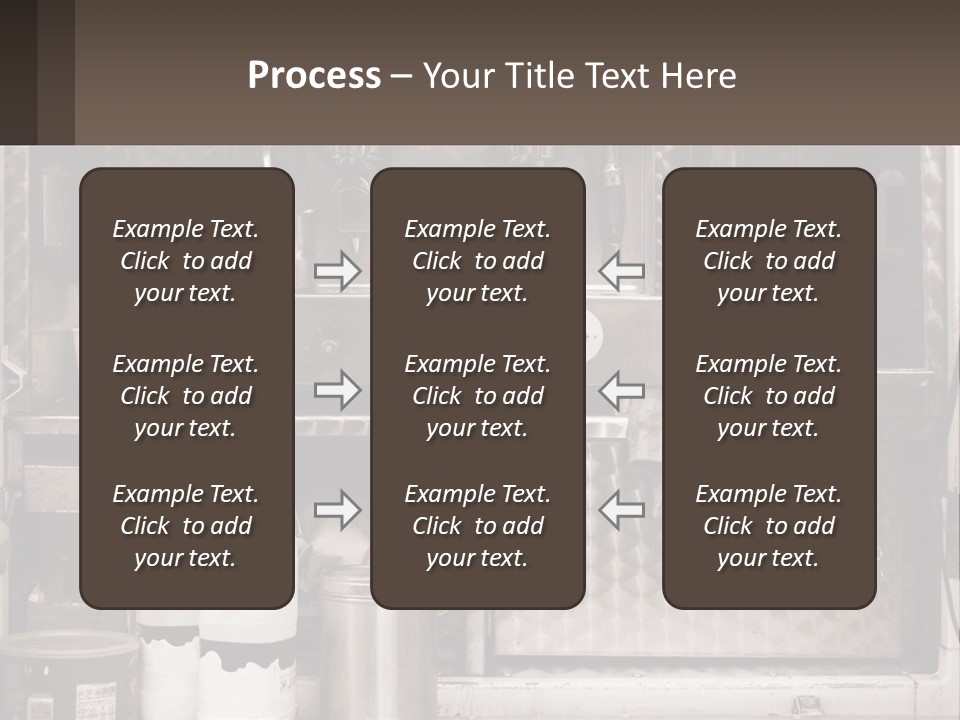 A Stove Top Oven Sitting Inside Of A Kitchen PowerPoint Template