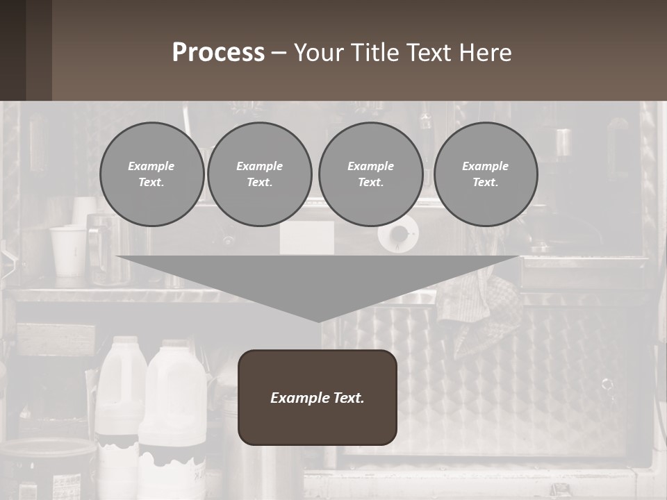 A Stove Top Oven Sitting Inside Of A Kitchen PowerPoint Template