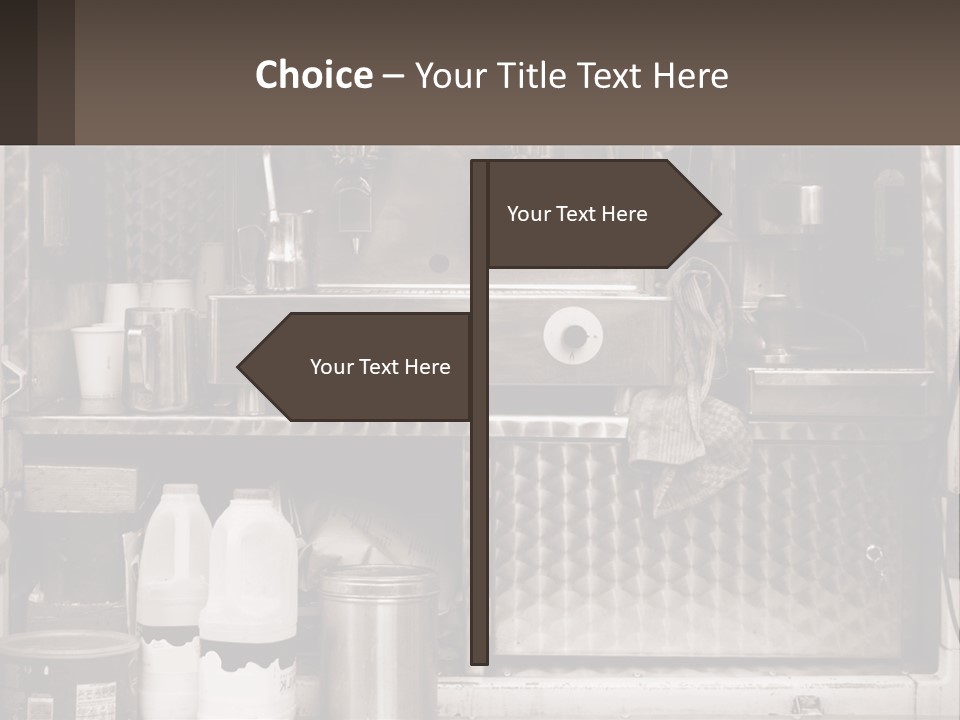 A Stove Top Oven Sitting Inside Of A Kitchen PowerPoint Template