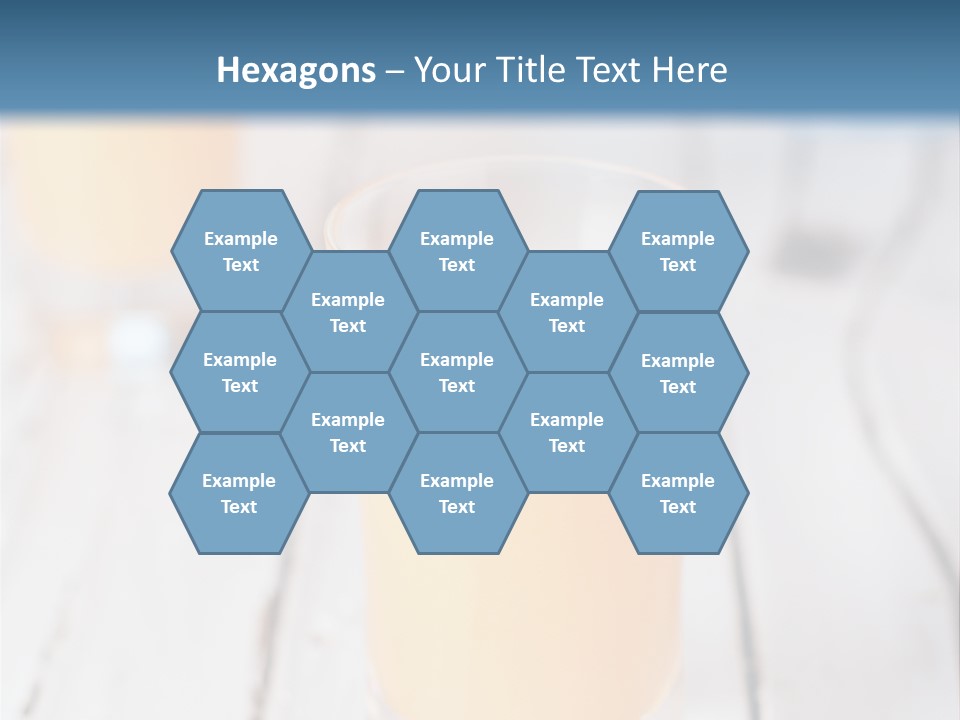 A Glass Of Orange Juice On A Wooden Table PowerPoint Template
