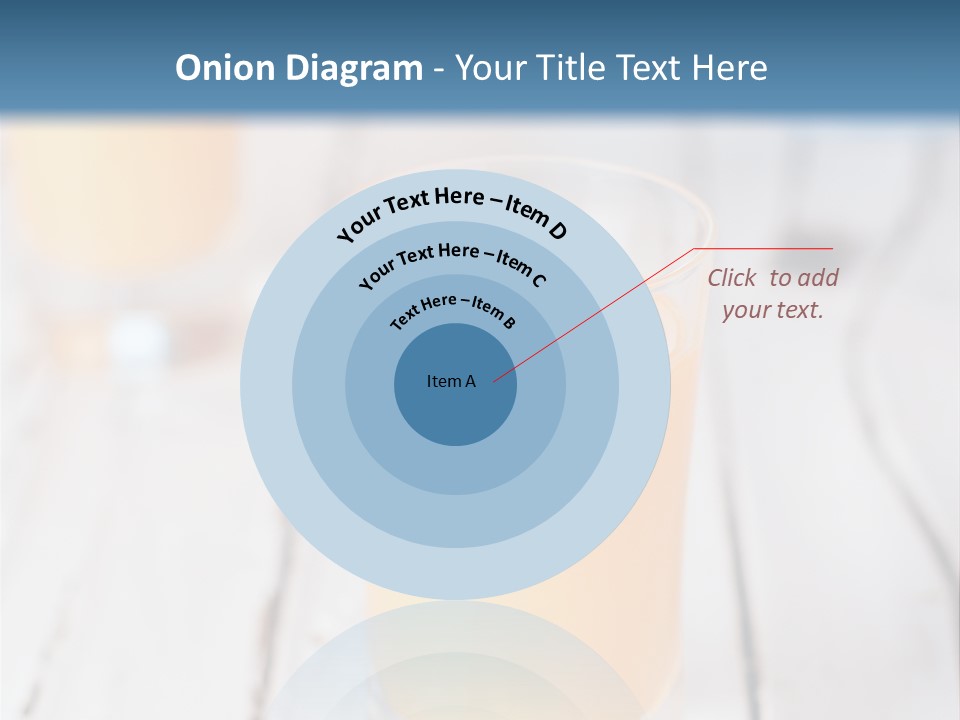 A Glass Of Orange Juice On A Wooden Table PowerPoint Template