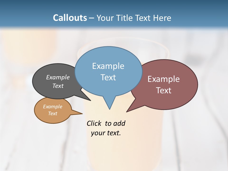 A Glass Of Orange Juice On A Wooden Table PowerPoint Template