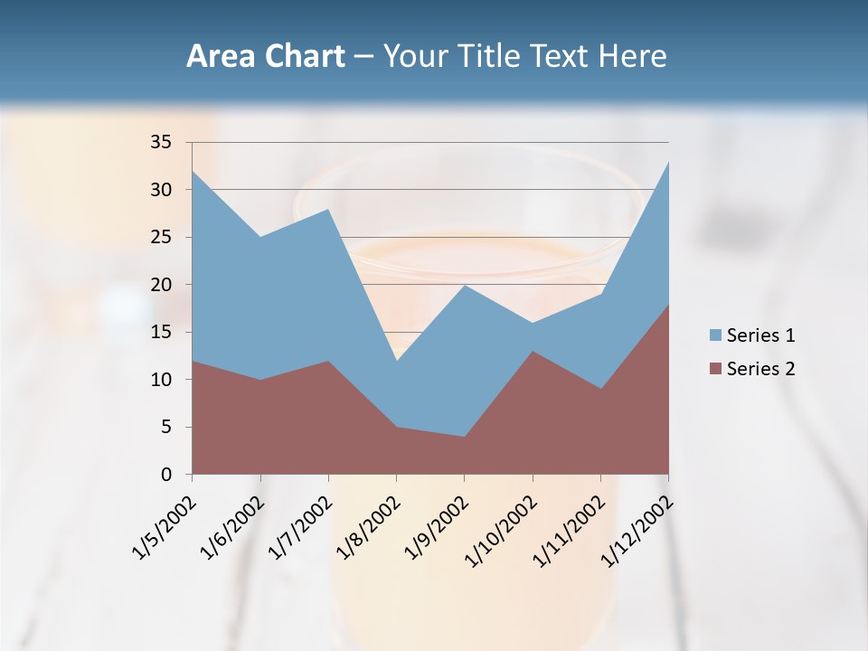 A Glass Of Orange Juice On A Wooden Table PowerPoint Template