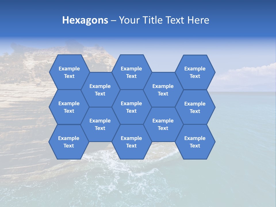 Cliff By The Sea PowerPoint Template