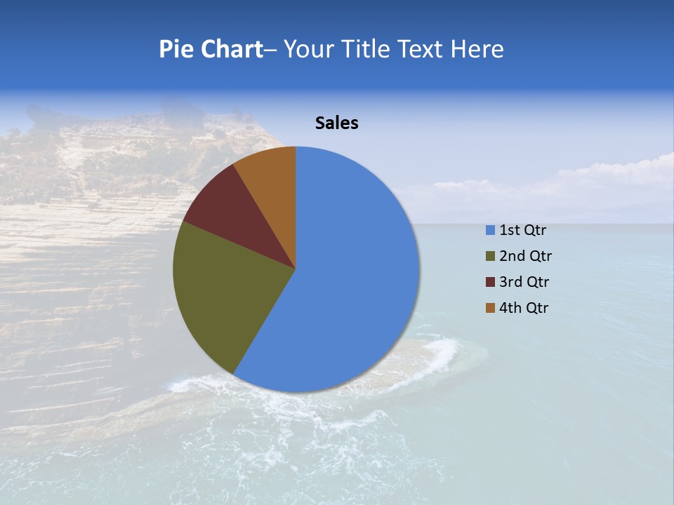 Cliff By The Sea PowerPoint Template