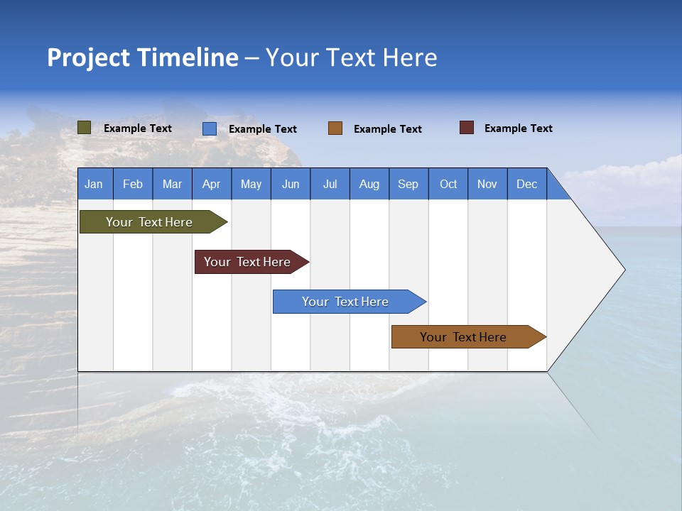 Cliff By The Sea PowerPoint Template