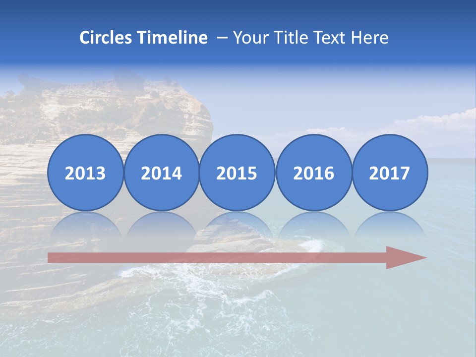 Cliff By The Sea PowerPoint Template