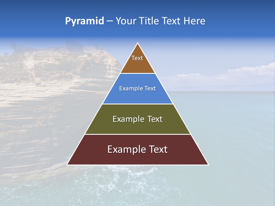 Cliff By The Sea PowerPoint Template