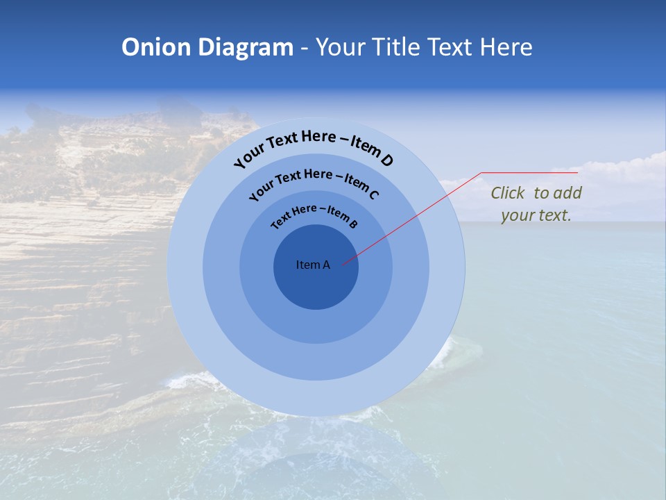 Cliff By The Sea PowerPoint Template