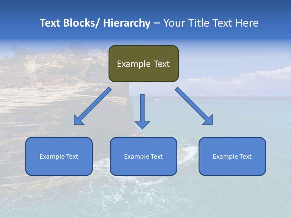 Cliff By The Sea PowerPoint Template