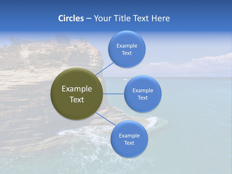 Cliff By The Sea PowerPoint Template