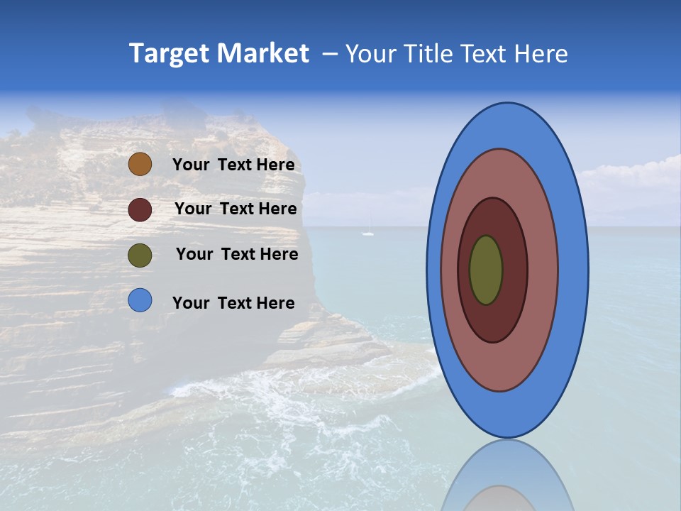 Cliff By The Sea PowerPoint Template