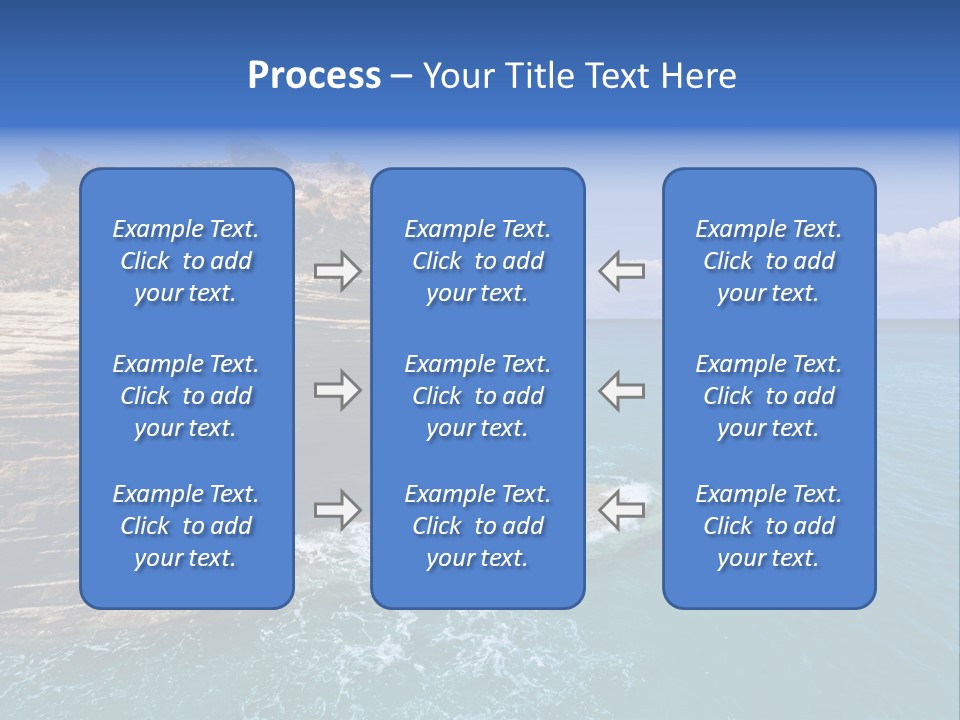Cliff By The Sea PowerPoint Template