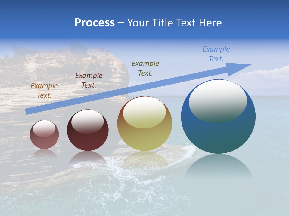 Cliff By The Sea PowerPoint Template