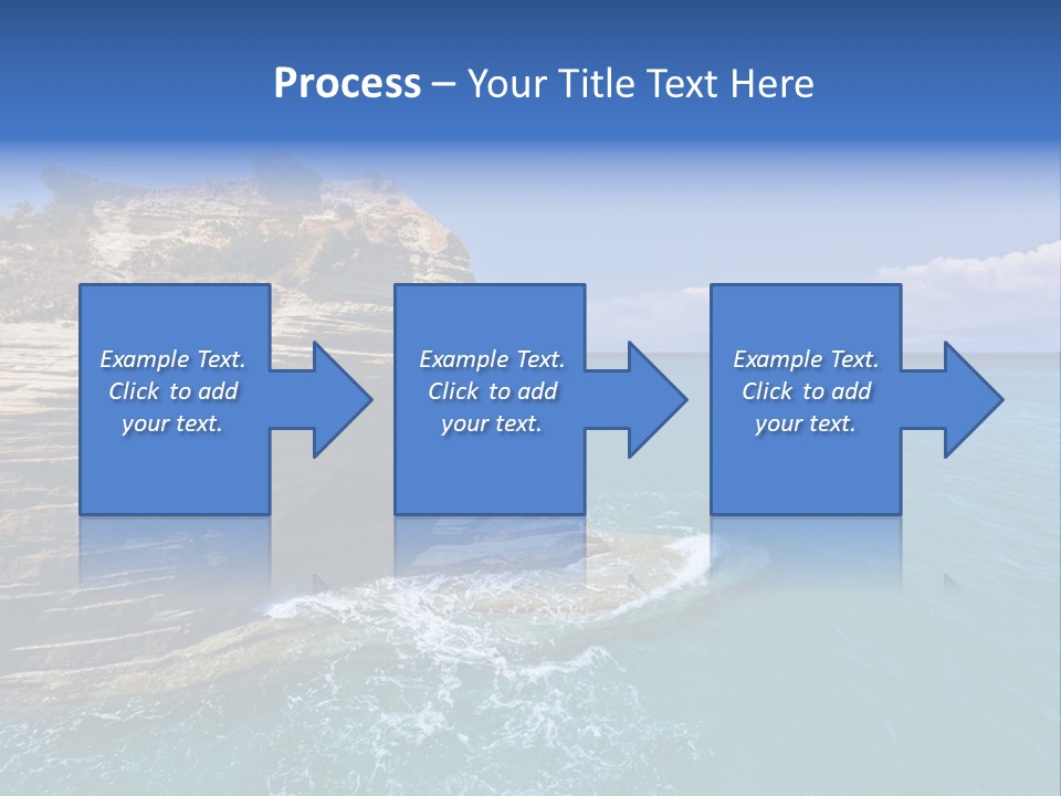 Cliff By The Sea PowerPoint Template