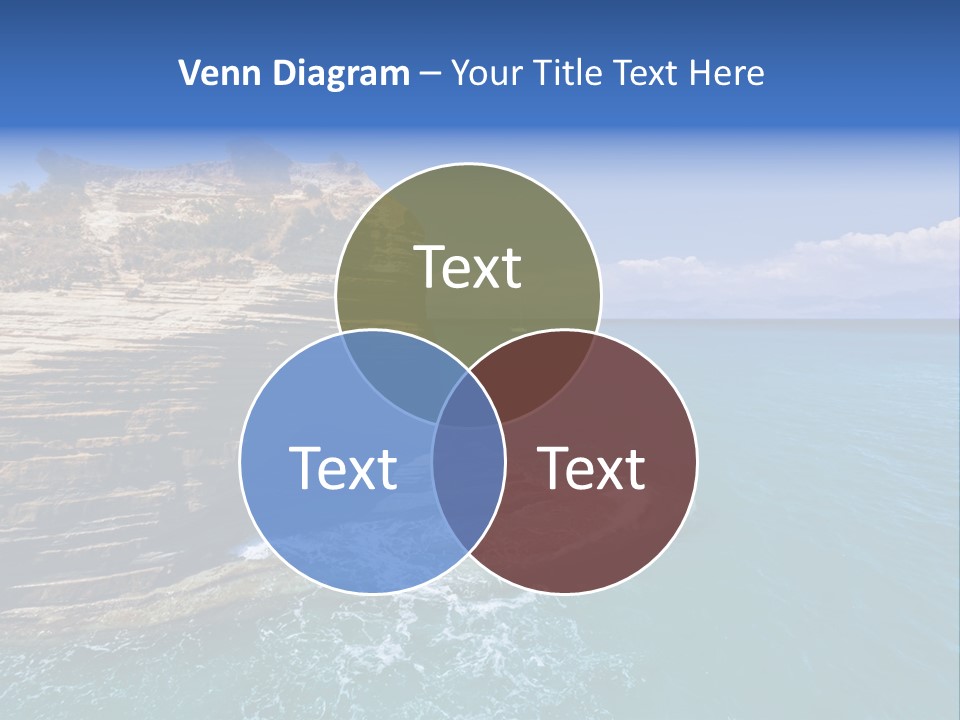 Cliff By The Sea PowerPoint Template