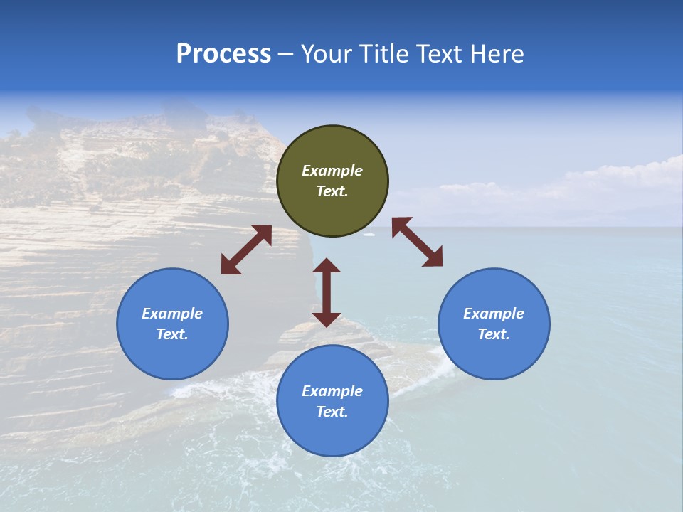 Cliff By The Sea PowerPoint Template