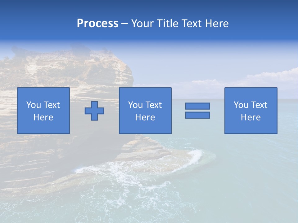 Cliff By The Sea PowerPoint Template